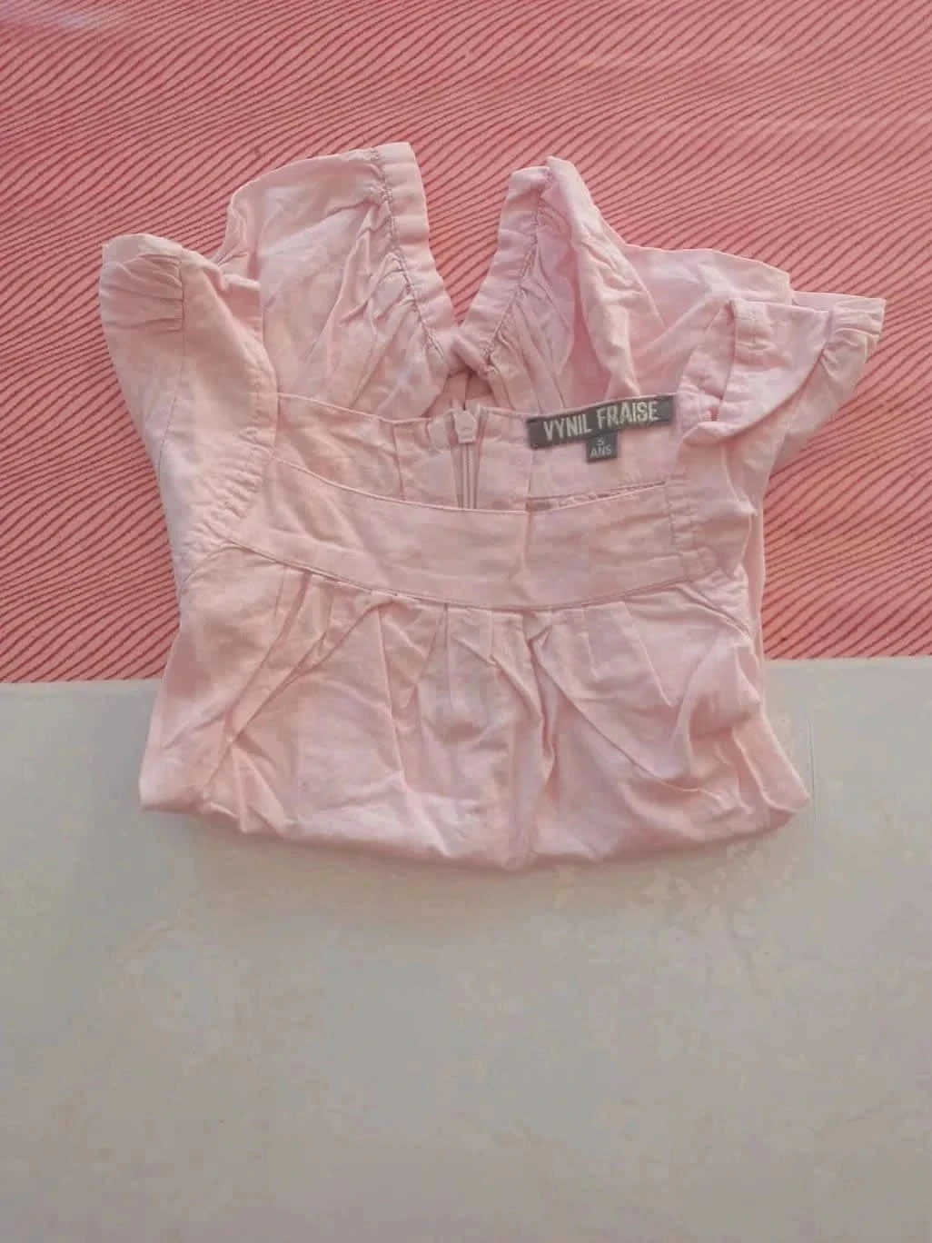 Chemisier 5ans rose